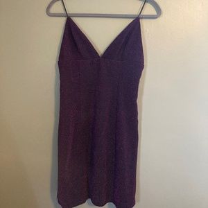Forever21 purple party dress